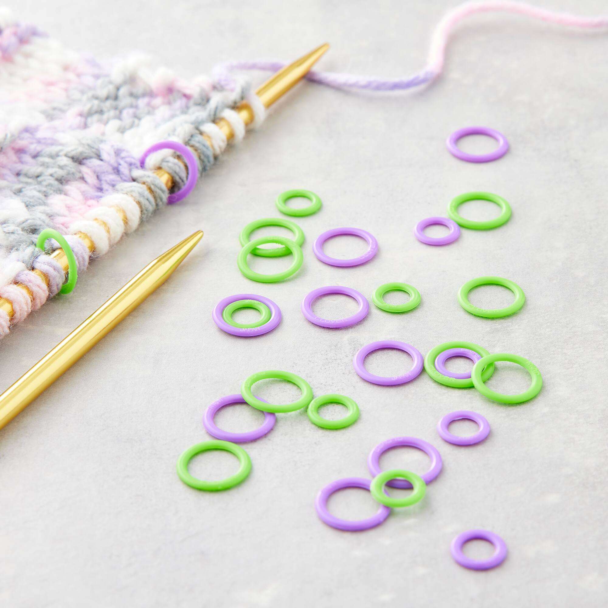 Clover Soft Stitch Ring Markers